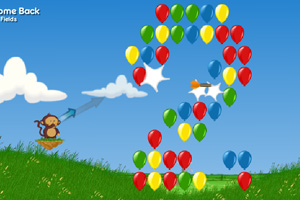 《小猴子射气球2正式版》游戏画面1
