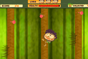 《野人爬树》游戏画面1