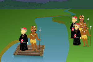 《教徒与食人族过河》游戏画面1