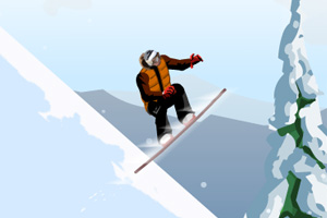 《帅哥高山滑雪》游戏画面1