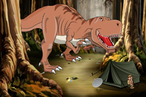 《逃出恐龙森林》游戏画面1