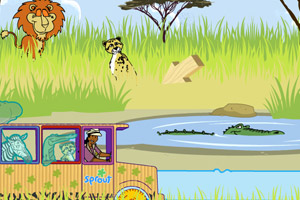 《参观非洲动物园》游戏画面1