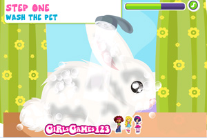 《照顾小兔子》游戏画面1