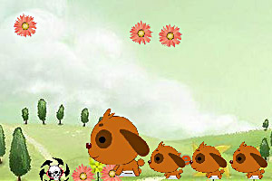 《小狗与花瓣》游戏画面1