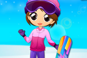 《冬日滑雪》游戏画面1