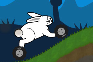 《兔子摩托车》游戏画面1