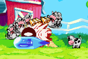 《飞机灭奶牛》游戏画面1