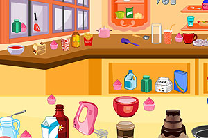 《厨房找奶油蛋糕》游戏画面1