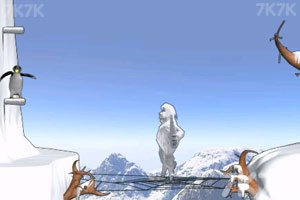 《冰柱攀岩》游戏画面1