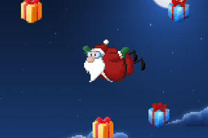 《圣诞老人高空飞行》游戏画面1