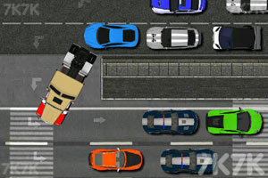 《大卡车穿马路停车》游戏画面2