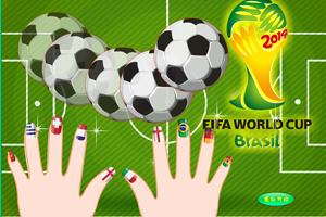 《2014世界杯美甲》游戏画面1