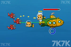 《猫咪的深海战争》游戏画面2