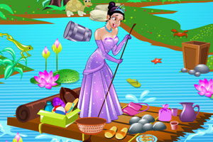 缇娜公主清理池塘