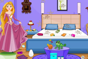 《长发公主的房屋清洁》游戏画面1