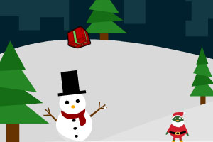 《圣诞企鹅上一百层》游戏画面1