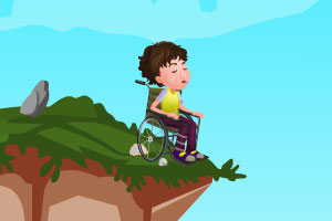 《轮椅男孩悬崖逃生》游戏画面1