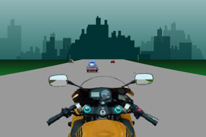 《高速路上的摩托》游戏画面1