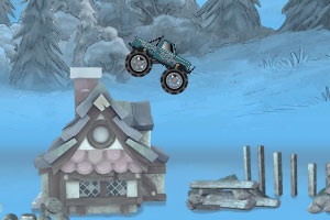 《极限冬季越野车》游戏画面1