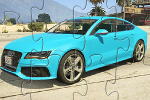 《奥迪RS7汽车拼图》游戏画面1