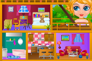《莎娜宝贝的娃娃屋》游戏画面1
