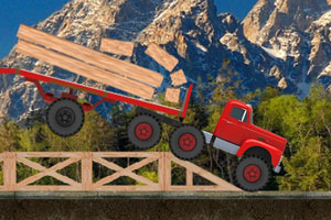 《木材运输卡车》游戏画面1