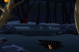 《黑暗森林小鹿逃脱》游戏画面1