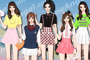 《韩式女子校园风》游戏画面1