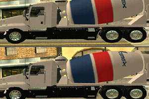 《工程卡车找不同》游戏画面1