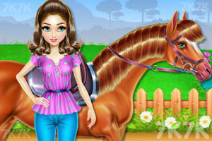 《小马护理和骑马》游戏画面1