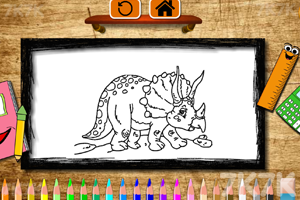 《恐龙儿童图画册》游戏画面3