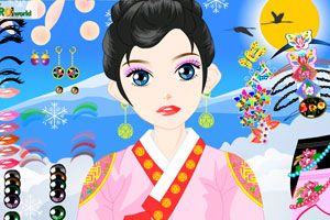 《韩国古装女孩》游戏画面1