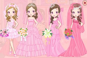 《可爱粉红新娘》游戏画面1
