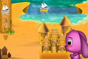 《嘟嘟的沙滩城堡》游戏画面1