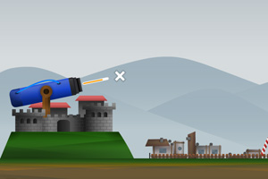 《守卫海上城堡之巨炮》游戏画面1