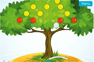 《水果树弹球》游戏画面1