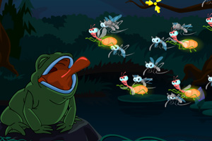 《大青蛙吃蚊子》游戏画面1