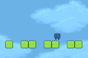 《奔驰的蓝方块》游戏画面1