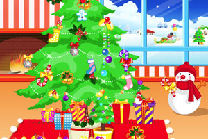 《装扮圣诞树》游戏画面1