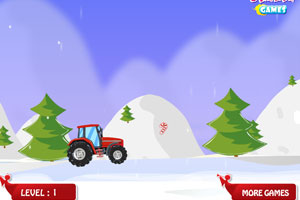 《圣诞拖拉机》游戏画面1