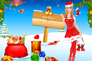 《圣诞节的美女》游戏画面1