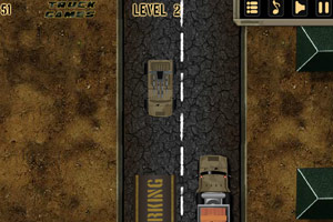 《军用卡车停车场》游戏画面1