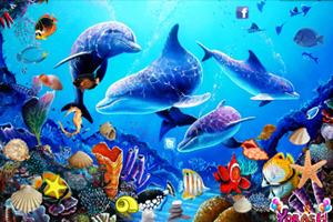 《水下找鱼》游戏画面1