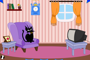 《逃出黑猫房间》游戏画面1