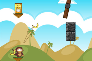 《小猴扔香蕉2》游戏画面1