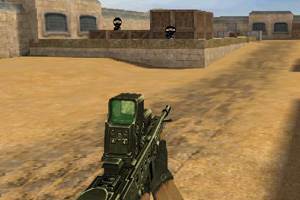 《CS沙漠地图》游戏画面1