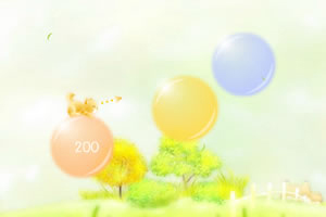 《小猫的气球梦幻旅》游戏画面1