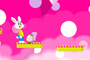 《弹跳兔子采蛋》游戏画面1
