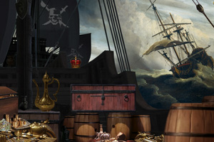 《海盗船寻宝》游戏画面1