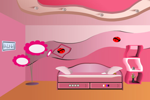 《巧妙逃脱粉红房间》游戏画面1